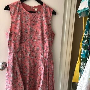 Floral print A-line dress